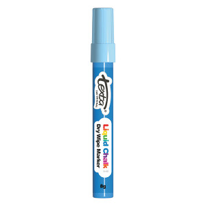 TEXTA LIQUID CHALK MARKER DRY WIPE BLUE