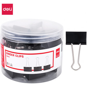 DELI FOLDBACK CLIPS 41mm Pack of 24