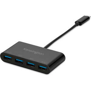 Kensington CH1200 USB-C 4 Port Hub Black