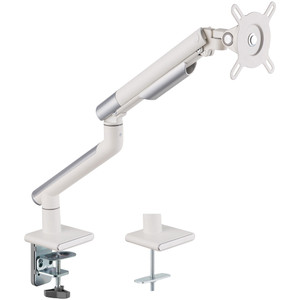 Ergovida Premium Slim Spring Assistant Aluminium Single Monitor Arm White