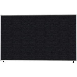 Rapidline SHUSH30+ Screen 1500W x 30D x 900mmH White Frame Black Pinnable Fabric