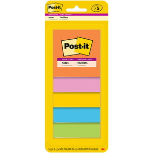 Post-it 3321-5SSAU Super Sticky Notes 76 x 76mm Energy Boost , Pack of 5