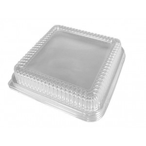 FOOD SERVICE PLATTER LIDS Square 16" Ctn40