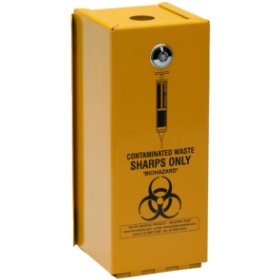AEROHAZARD Steel Sharps Disposal Safe 1.4L (includes 2 x SD1400), Each