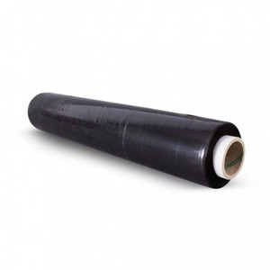 GUSSPAK PREMIUM STRETCH WRAP Black 500mm x 226M x 20um 240 Rolls (40 Cartons)