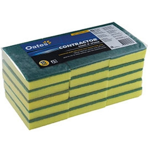 Oates Contractor Scourer and Sponge Pack of 15 (SC-110V)