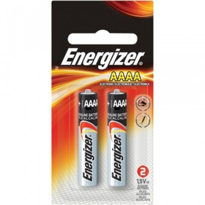 Energizer Max Alkaline AAAA E96BP2 Card of 2