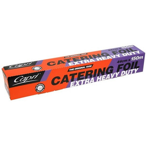 Capri Aluminium Catering Foil Extra Heavy Duty Dispenser 44cm x 150m