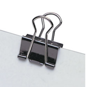 FOLDBACK CLIPS Assorted Sizes Black Pack of 36
