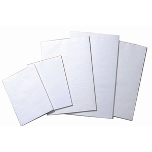 8 X 5 100 SHEET BANK OFFICE PAD PLAIN Pack of 10
