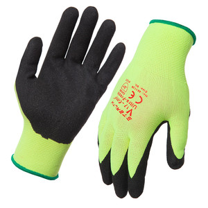 Stealth Viz Grip Nitrile Palm Hi-Vis Gloves - Size 12 (3X-Large) Pair