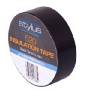STYLUS 520 ELECTRICAL TAPE 18MM X 20M BLACK