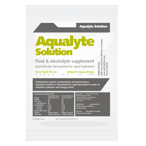 Aqualyte Electrolyte Powder Lemon Lime Flavoured Sachets 800g, Box of 10