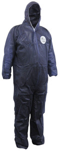 Maxisafe Chemguard Blue Sms, Type 5/6 Disposable Coveralls - Large