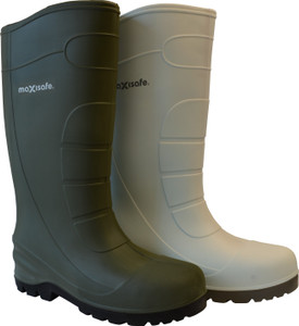 Patrol Green PU Boot w/ Safety Toe, Size 4 Pair *** While Stocks Last - Please Enquire to Confirm Availability ***