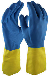 Maxisafe Neoprene Over Latex Glove, 30cm, Medium Pair