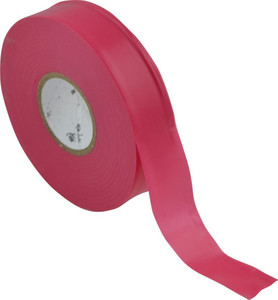 Maxisafe Flagging Tape, Fluoro Red - 25mm x 100m Each