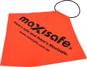 Maxisafe Orange Long Load Flag - 300mm x 300mm