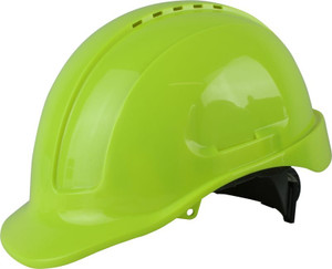 Maxisafe Vented Hard Hat - Ratchet Harness - Fluoro Yellow