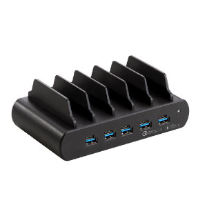 Shintaro Multi-Port Charger/Dock with Bays - 150W 5-Port GaN Charger