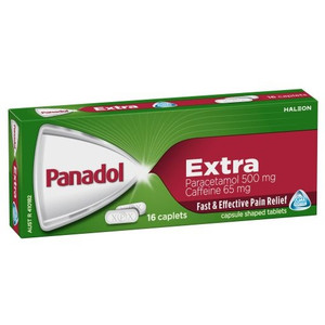 PANADOL EXTRA OPTIZORB CAPLETS 16S