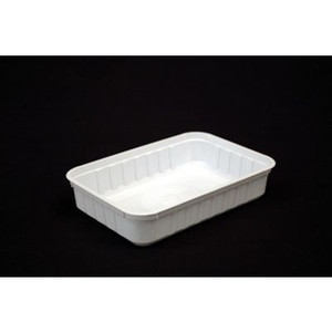 DISPOSABLE RECTANGLE CONTAINER 500ml White Sleeve of 50 (Lids Sold Separately)