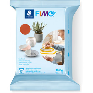Staedtler 8101 FIMOair Drying Basic Modelling Clay 1kg - Terracotta