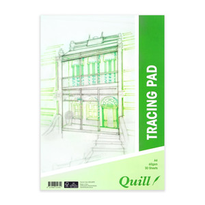 Quill Tracing Pad A4 60gsm 30 Sheets Portrait