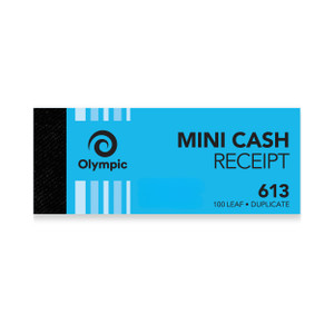 Olympic Carbon Duplicate Cash Receipt Book No.613 50 x 125mm 100 Leaf (142811)