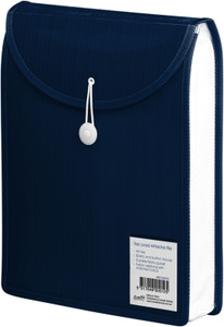 Bantex Top Load Attache File A4 - Navy
