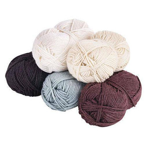 Acrylic Wool Pack of 5 - Classic Neutral