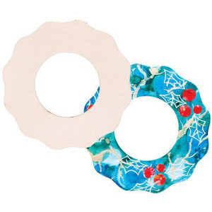 Wooden Wreath 20cm Pack of 10
