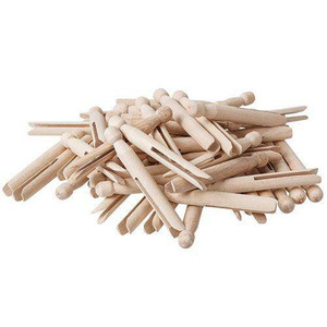 Dolly Pegs Natural 11cm Pack of 60