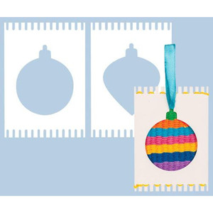 Cardboard Weaving Looms Baubles Pack of 12