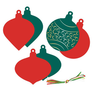 Scratch Coloured Baubles Pack of 30