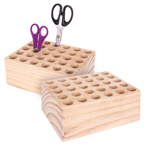 Wooden Scissors Holder