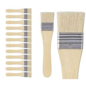 Wide Flat Brushes Pack of 12 - 50mm