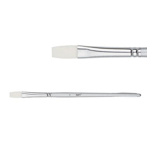 Zart Dynamic Taklon Flat Brushes - #4 (9.5mm)