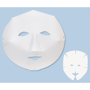 Cardboard Fold Up Face Mask Pack of 40
