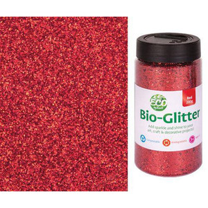 Zart Bio Glitter 200g - Red