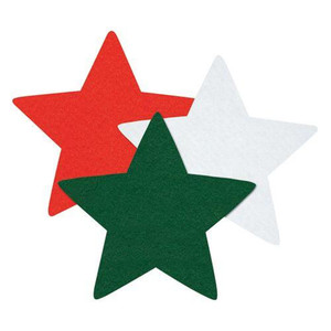 Felt Star Decorations Pack of 60