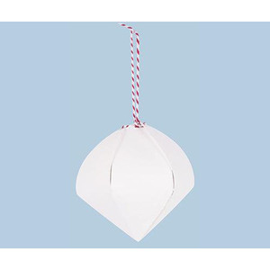 Cardboard 3D Baubles Pack of 10