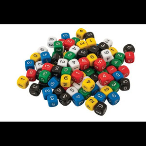 Dice: 1-6 Polyhedra jar 100p
