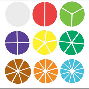 Fraction Circles Student 51 pc