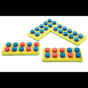 Tens Frame Magnetic Foam 84 pc