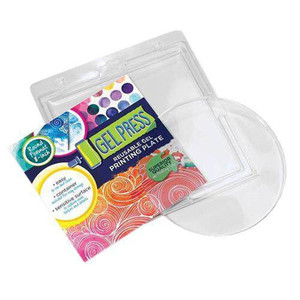 Gel Press Printing Plate - 20cm Dia (8") / Round
