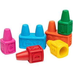 Easi-Grip Alphabet Finger Crayons Set of 6