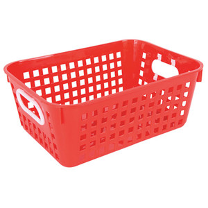 Large Classroom Storage Baskets - Red