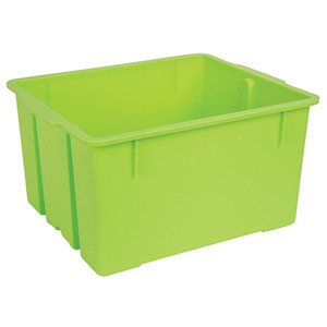 Heavy-Duty Storage Bin - Lime Green