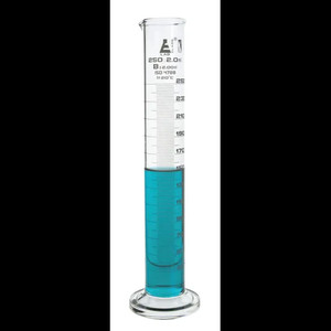 250 ml Borosilicate Measuring Cylinders - Pack of 2